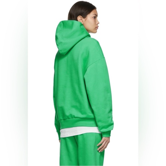 Pangaia 365 Heavy Weight Organic Cotton Hoodie in Green Size Extra Small - Picture 9 of 9